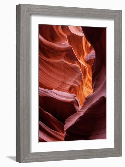 Antelope Canyon Abstract, Layers of Color-Vincent James-Framed Photographic Print