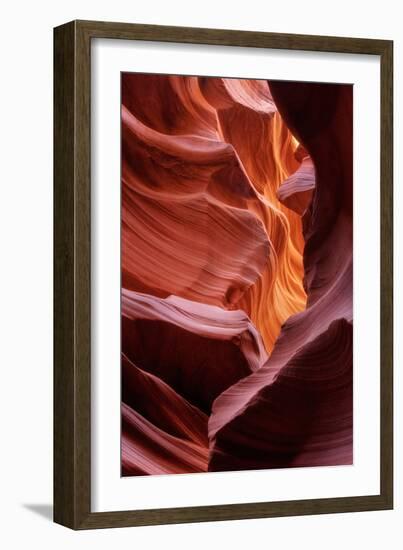 Antelope Canyon Abstract, Layers of Color-Vincent James-Framed Photographic Print