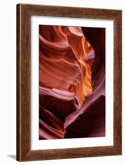 Antelope Canyon Abstract, Layers of Color-Vincent James-Framed Photographic Print