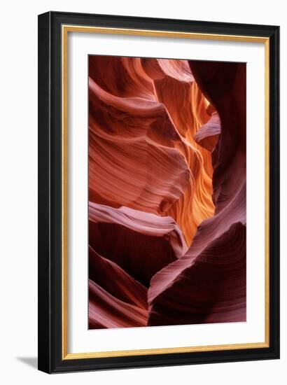 Antelope Canyon Abstract, Layers of Color-Vincent James-Framed Photographic Print