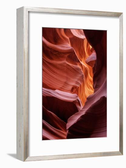Antelope Canyon Abstract, Layers of Color-Vincent James-Framed Photographic Print