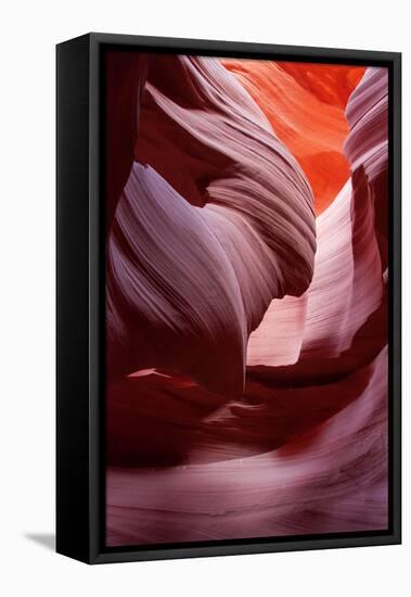 Antelope Canyon Abstract, Page Arizona Navajo-Vincent James-Framed Premier Image Canvas