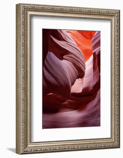 Antelope Canyon Abstract, Page Arizona Navajo-Vincent James-Framed Photographic Print