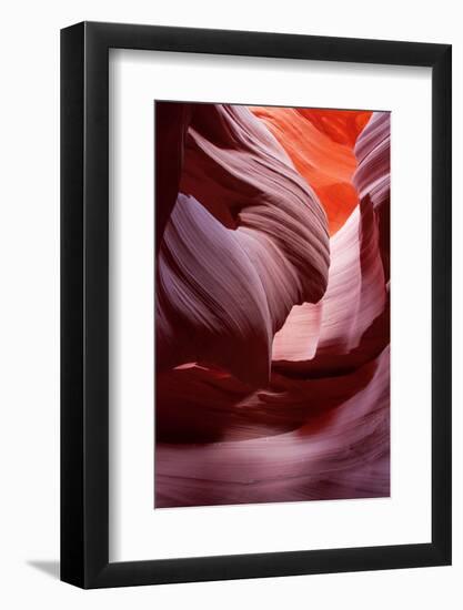 Antelope Canyon Abstract, Page Arizona Navajo-Vincent James-Framed Photographic Print