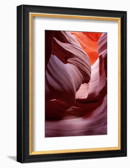 Antelope Canyon Abstract, Page Arizona Navajo-Vincent James-Framed Photographic Print