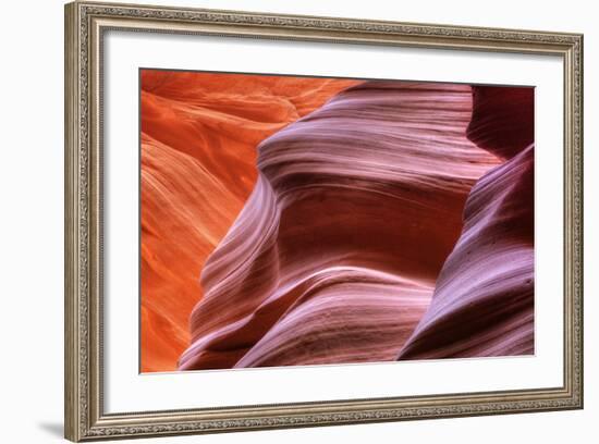 Antelope Canyon Abstract - Tri Color-Vincent James-Framed Photographic Print