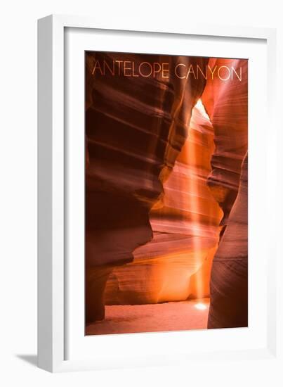 Antelope Canyon, Arizona-Lantern Press-Framed Art Print