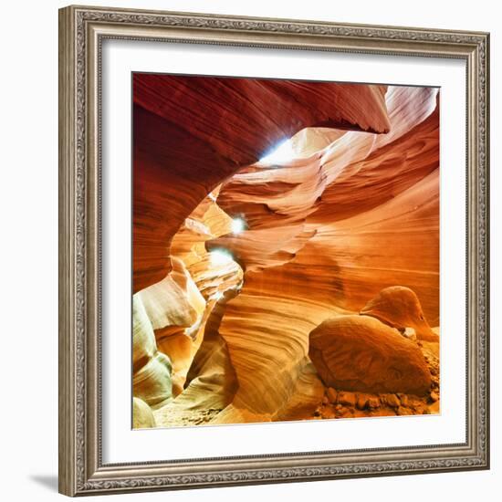 Antelope Canyon - Page - Arizona - United States-Philippe Hugonnard-Framed Photographic Print