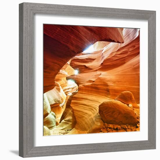 Antelope Canyon - Page - Arizona - United States-Philippe Hugonnard-Framed Photographic Print