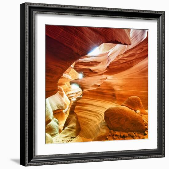 Antelope Canyon - Page - Arizona - United States-Philippe Hugonnard-Framed Photographic Print