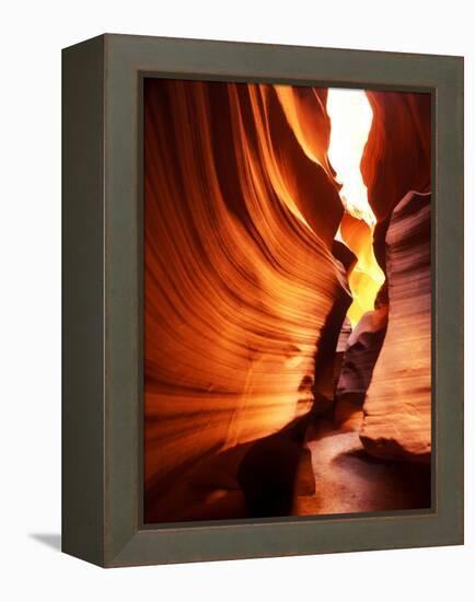 Antelope Canyon Silhouettes in Page, Arizona, USA-Bill Bachmann-Framed Premier Image Canvas