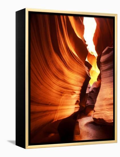 Antelope Canyon Silhouettes in Page, Arizona, USA-Bill Bachmann-Framed Premier Image Canvas