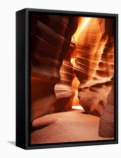 Antelope Canyon Silhouettes in Page, Arizona, USA-Bill Bachmann-Framed Premier Image Canvas