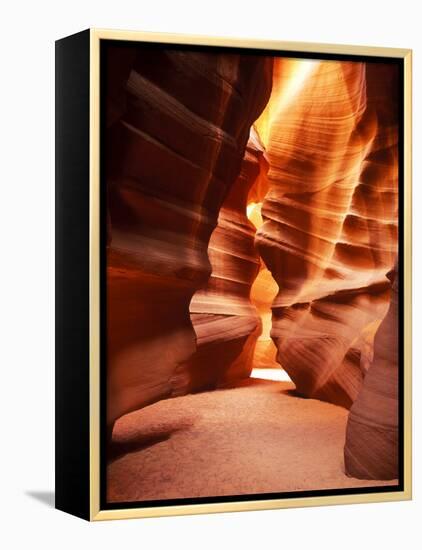 Antelope Canyon Silhouettes in Page, Arizona, USA-Bill Bachmann-Framed Premier Image Canvas