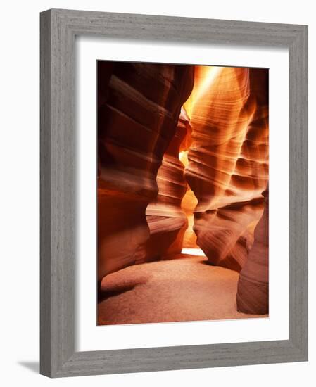 Antelope Canyon Silhouettes in Page, Arizona, USA-Bill Bachmann-Framed Photographic Print