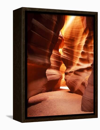 Antelope Canyon Silhouettes in Page, Arizona, USA-Bill Bachmann-Framed Premier Image Canvas