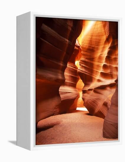 Antelope Canyon Silhouettes in Page, Arizona, USA-Bill Bachmann-Framed Premier Image Canvas