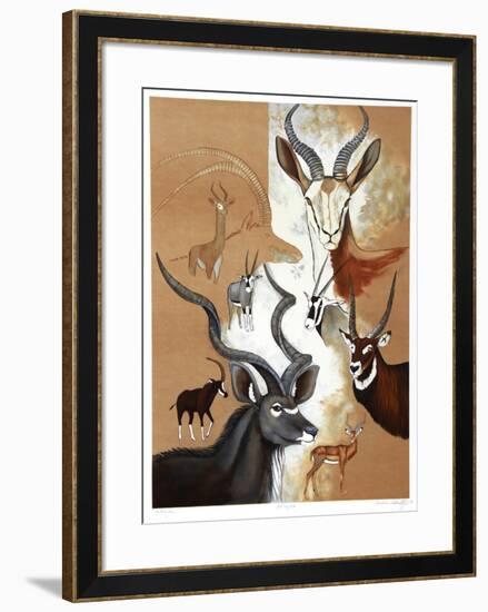 Antelope Composition-Caroline Schultz-Framed Collectable Print