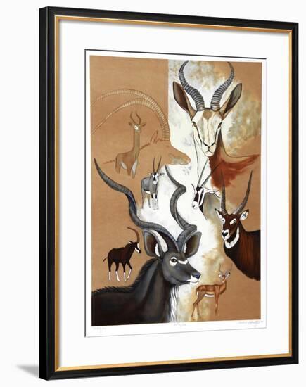 Antelope Composition-Caroline Schultz-Framed Collectable Print