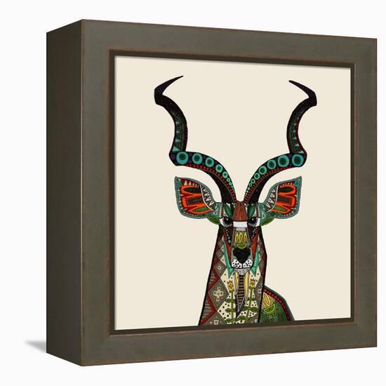 Antelope Ivory-Sharon Turner-Framed Stretched Canvas