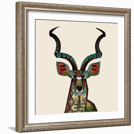 Antelope Ivory-Sharon Turner-Framed Art Print