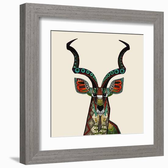 Antelope Ivory-Sharon Turner-Framed Art Print