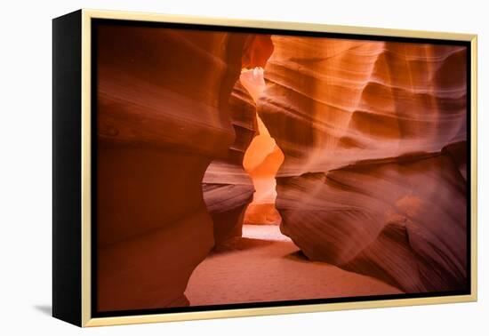 Antelope Slot Canyon in Arizona-Paul Brady-Framed Premier Image Canvas