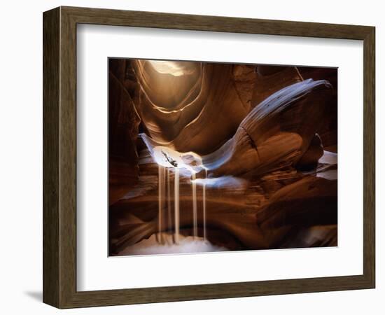 Antelope Waterfall-Juan Pablo de-Framed Photographic Print