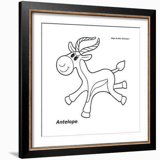 Antelope-Olga And Alexey Drozdov-Framed Giclee Print