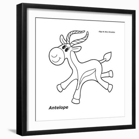 Antelope-Olga And Alexey Drozdov-Framed Giclee Print