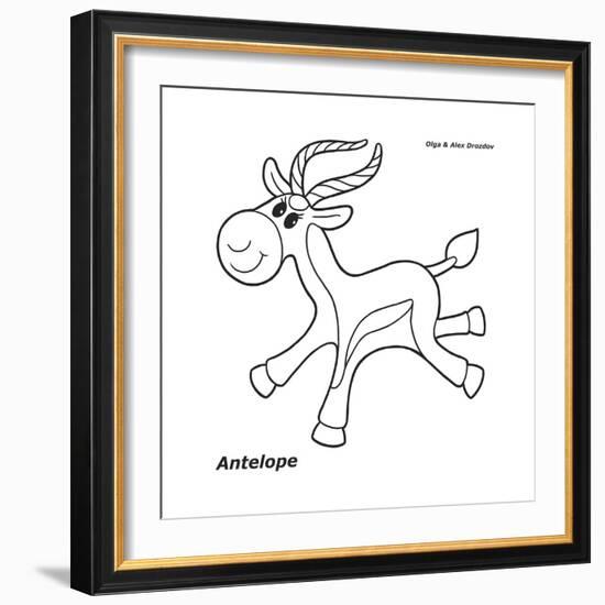 Antelope-Olga And Alexey Drozdov-Framed Giclee Print