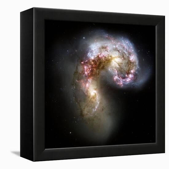 Antennae Galaxies, HST Image-null-Framed Premier Image Canvas