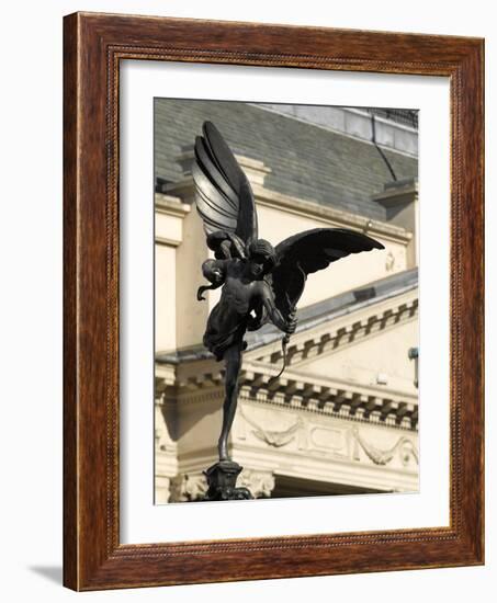 Anteros Statue, Shaftesbury Monument Memorial Fountain, Piccadilly, London-Richard Bryant-Framed Photographic Print