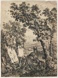 Wooded Landscape-Anthonie Waterloo-Premium Giclee Print