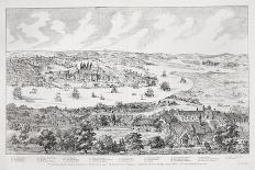 Panorama of London, Westminster and Southwark, Illustration from 'Maps of Old London', 1543-Anthonis van den Wyngaerde-Giclee Print