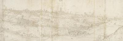 The Tower of London (Pen and Brown Ink over Faint Indications in Black Chalk)-Anthonis van den Wyngaerde-Giclee Print
