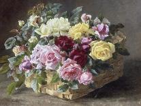 A Still Life of Roses in a Basket, 1894-Anthonore A.E. Christensen-Giclee Print