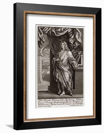 Anthony Ashley-Cooper 3rd Earl Shaftsbury-Middle Temple Library-Framed Photographic Print