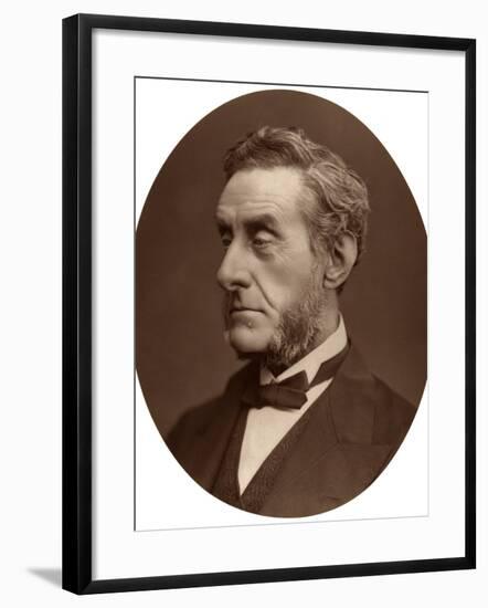 Anthony Ashley-Cooper, 7th Earl of Shaftesbury, British Politician and Philanthropist, 1876-Lock & Whitfield-Framed Photographic Print