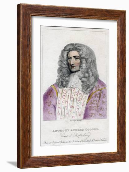 Anthony Ashley-Cooper, Earl of Shaftesbury-R Cooper-Framed Giclee Print