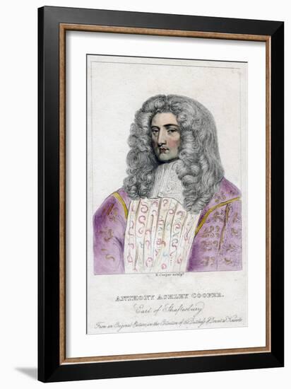 Anthony Ashley-Cooper, Earl of Shaftesbury-R Cooper-Framed Giclee Print