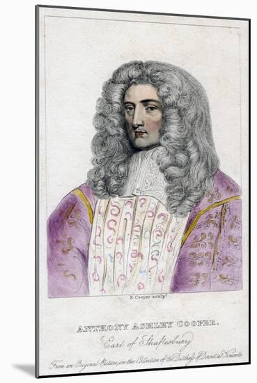 Anthony Ashley-Cooper, Earl of Shaftesbury-R Cooper-Mounted Giclee Print