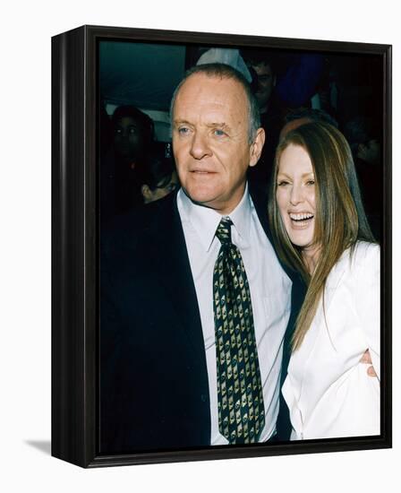 Anthony Hopkins & Julianne Moore-null-Framed Stretched Canvas