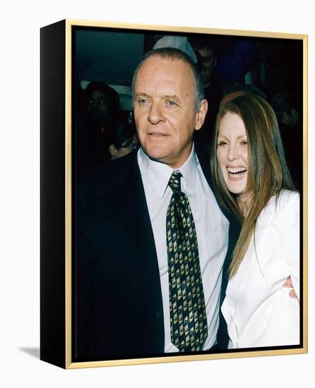 Anthony Hopkins & Julianne Moore-null-Framed Stretched Canvas