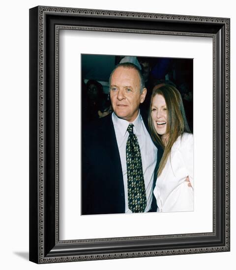 Anthony Hopkins & Julianne Moore-null-Framed Photo