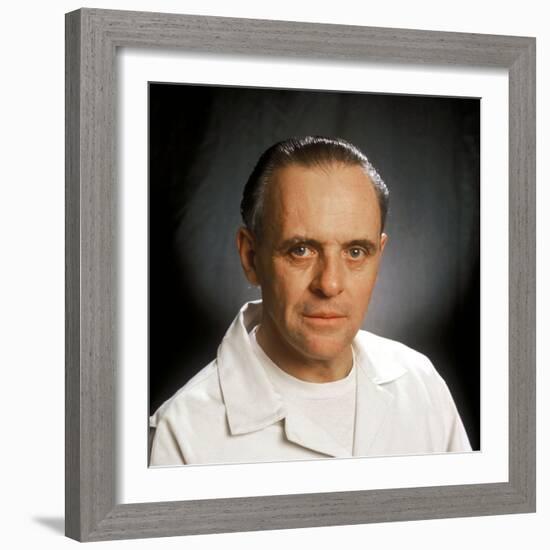 ANTHONY HOPKINS. "THE SILENCE OF THE LAMBS" [1991], directed by JONATHAN DEMME.-null-Framed Photographic Print