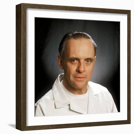 ANTHONY HOPKINS. "THE SILENCE OF THE LAMBS" [1991], directed by JONATHAN DEMME.-null-Framed Photographic Print