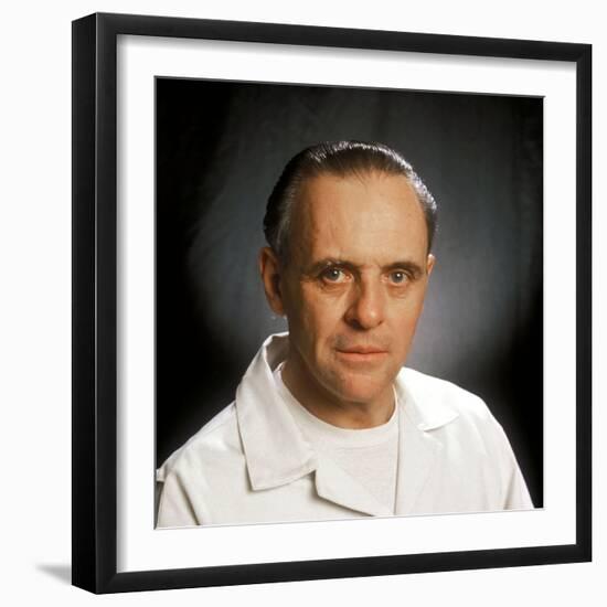 ANTHONY HOPKINS. "THE SILENCE OF THE LAMBS" [1991], directed by JONATHAN DEMME.-null-Framed Photographic Print