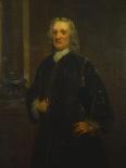 Portrait of Sir Isaac Newton, Aged 80, Three-Quarter Length, in a Grey Coat-Anthony Lee-Premier Image Canvas