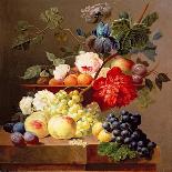 Still Life with Fruit and Flowers-Anthony Obermann-Giclee Print